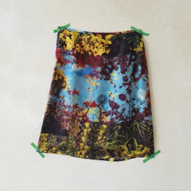 폴스미스 아카이브 프린트 스커트