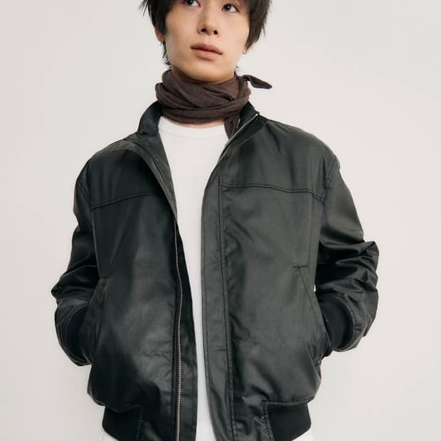 런디 어반 크롭 왁스자켓 3사이즈