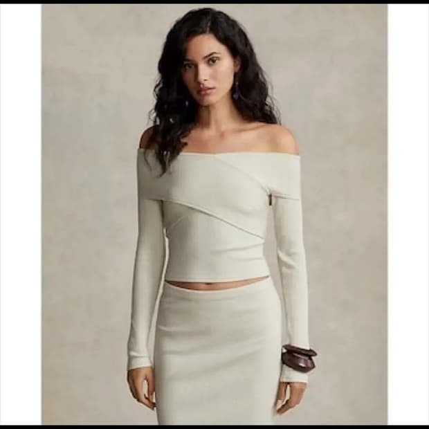 폴로랄프로렌 오프숄더 니트 | 쓰리타임즈 허그유어스킨 코이세이오 보헤미안