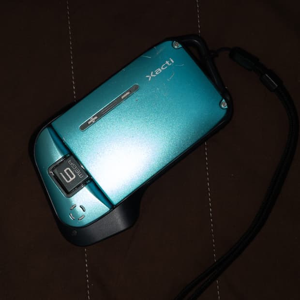 산요 작티 ca65 블루 빈티지 캠코더