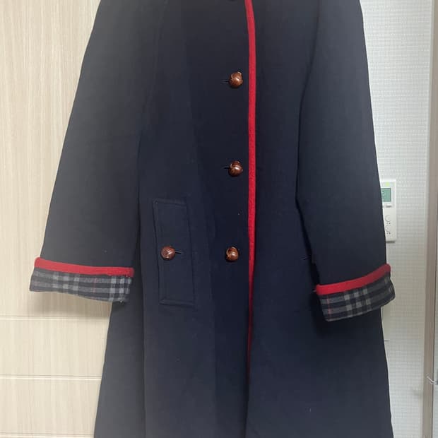 버버리 울 코트(빈티지)