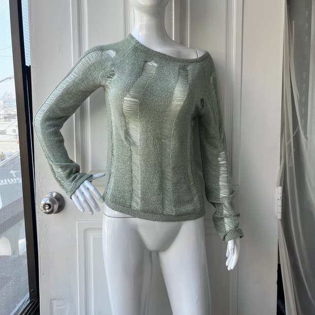 Vintage Mint knit 민트 여름 니트