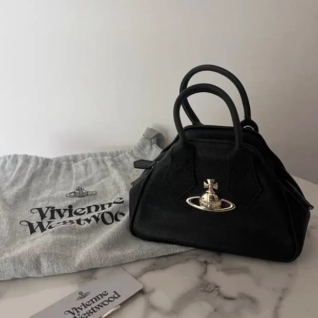 (급처 쿨거시 택포) 비비안웨스트우드 사피아노 야스민 미니 토트백