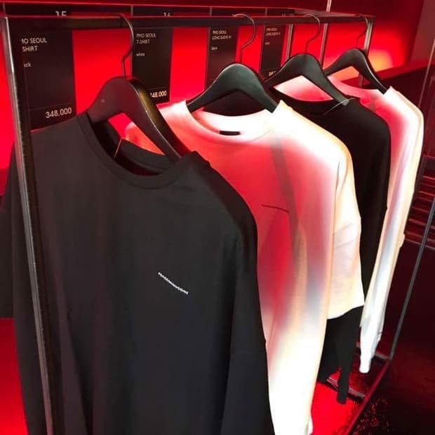 피스마이너스원 코튼 반팔 블랙