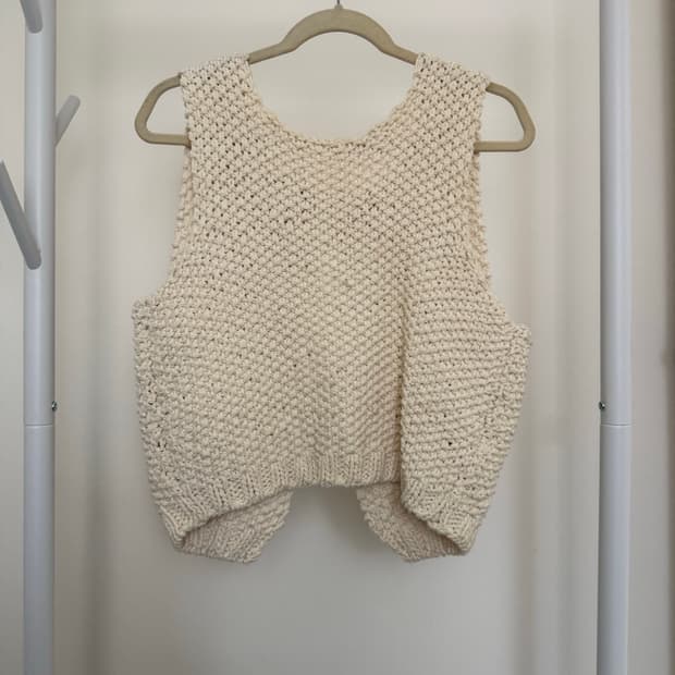 르셉템버 크로셰 니트 베스트