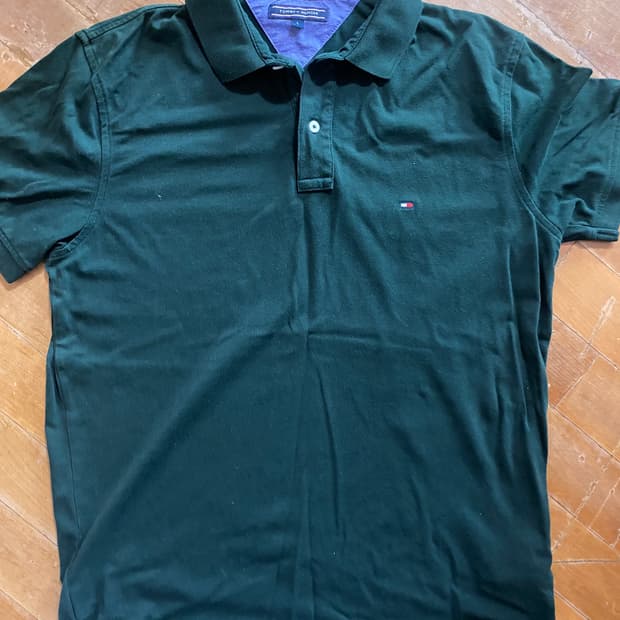 타미힐피거 딥그린 폴로티셔츠 L (105)