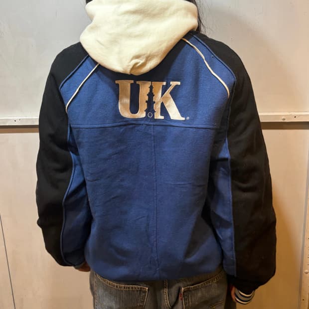 90s Vintage UK Varsity Hoodie Jacket