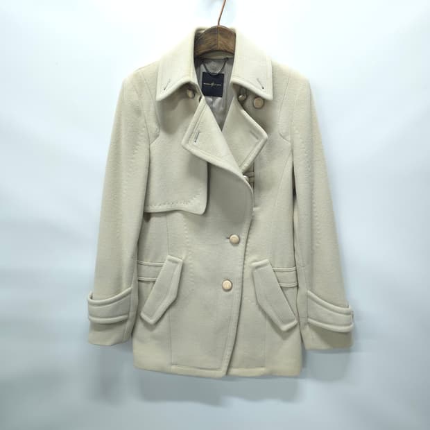 96 아이보리 울 코트