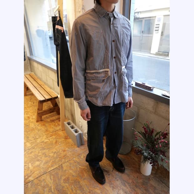 준야 와타나베 eYe 체크 셔츠 자켓