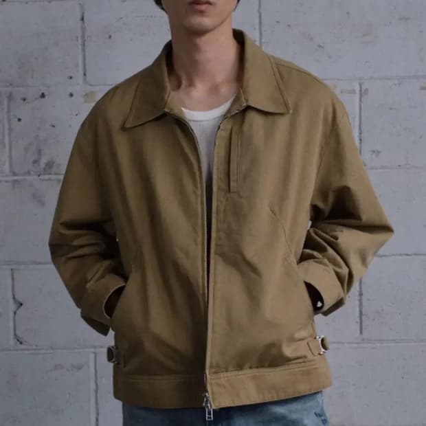 다이브인 워시드 스윙탑 카멜 1사이즈