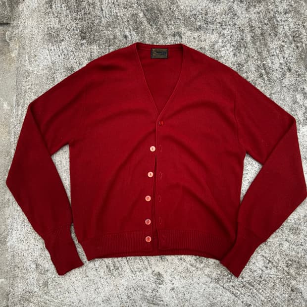 [L] 80s JC Penney Virgin Orlon 빈티지 가디건