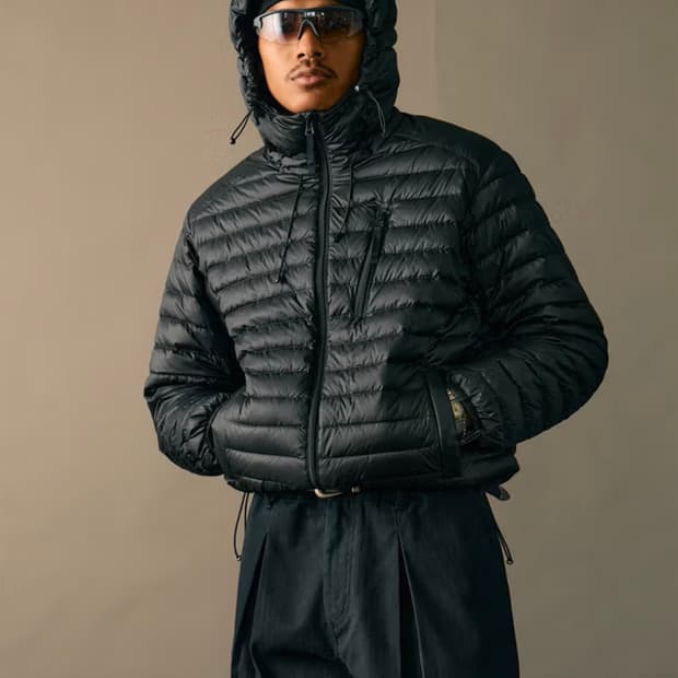 25년 His 헤지스 남성 블랙 구스다운 경량 패딩 M 새제품