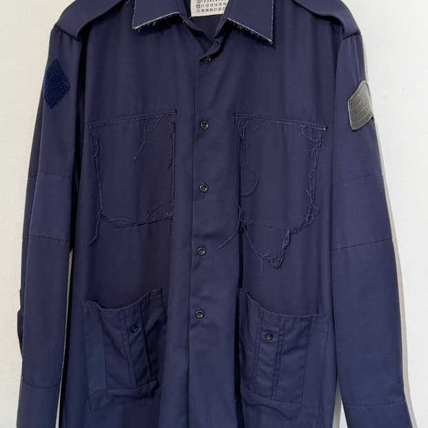 Margiela Artisanal 0 / 10 police shirt