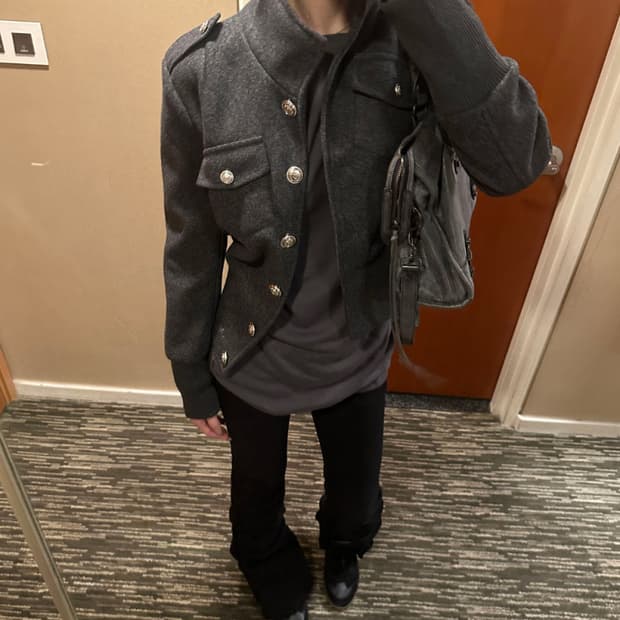 이너뮤트 epaulet short jacket 나폴레옹 자켓