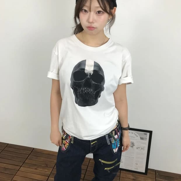 Nike Balotelli Skull Tee