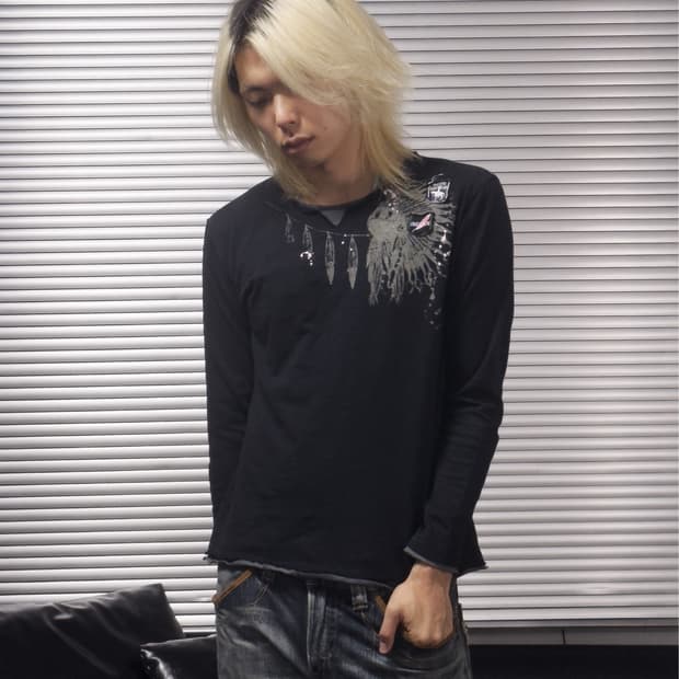 {KISSMARK} Indian Feather Long Sleeve