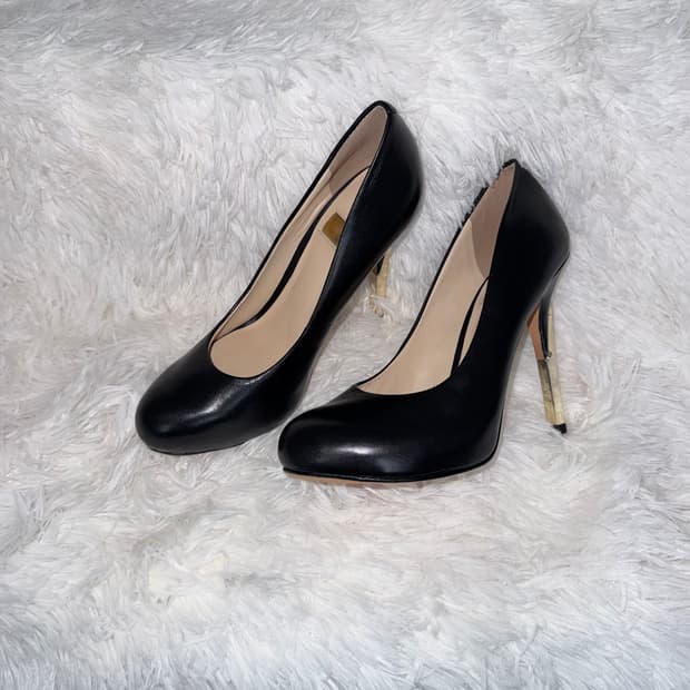 220 Guess by Marciano 게스 블랙 골드 펌프스 힐