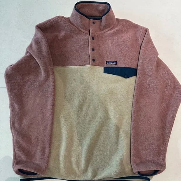 파타고니아 신칠리 컬러블록 핑크 토프 L