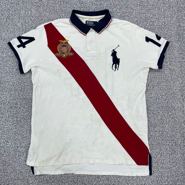 XL 폴로랄프로렌 빅포니 반팔 카라티 0313M