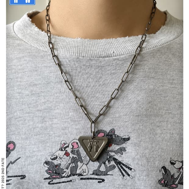 1990s Bitch Skateboards Icon Necklace