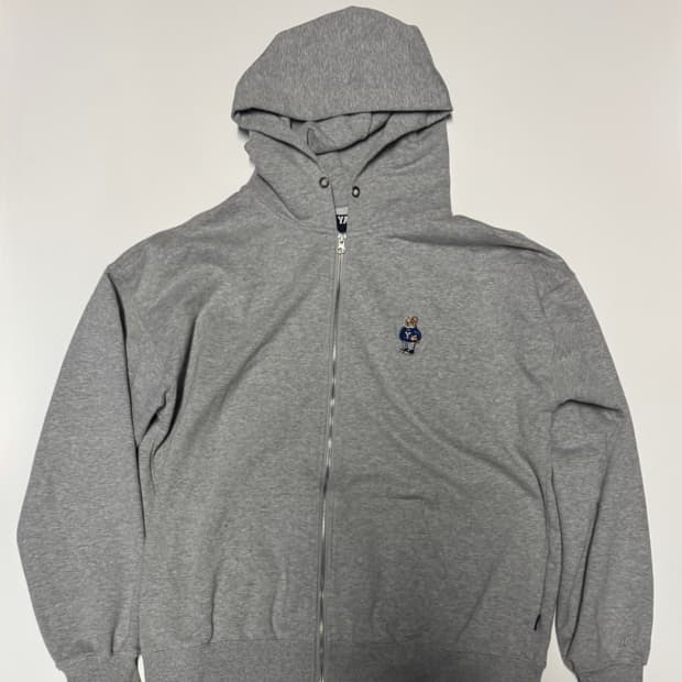 예일 Yale 베어 자수 오버핏 투 웨이 후드집업 XL ~ 2XL