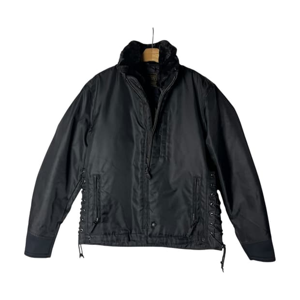 [KADOYA] 카도야 레이스업 본디지 퍼 디테일 자켓