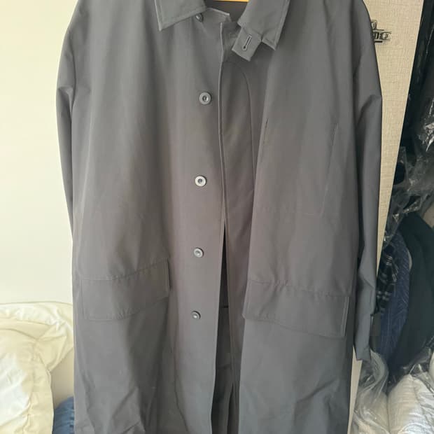 언코티드247 씨티 레인코트 블랙