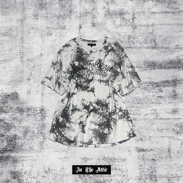 (In The Attic) 00s lettering punk t