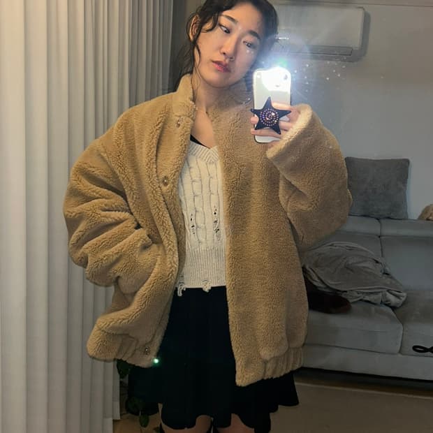 자라 퍼자켓 퍼점퍼 플리스점퍼