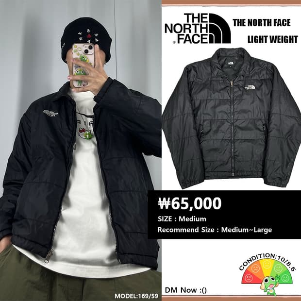 <노스페이스 경량패딩> No.1275