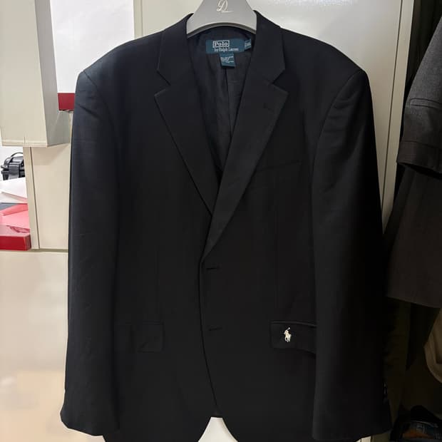 폴로 랄프로렌 블랙 자켓 xl