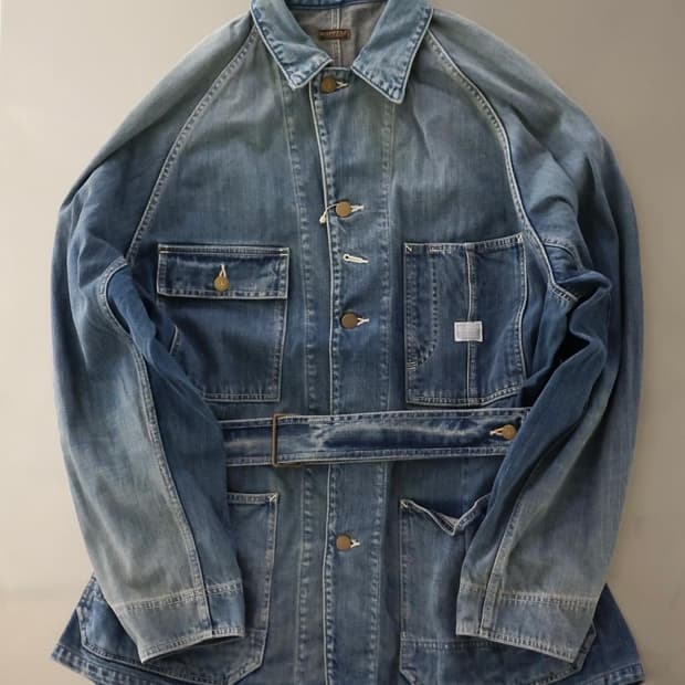 <새제품> 캐피탈 12oz 데님 체로키 커버올 프로세싱