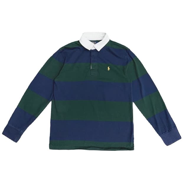 POLO 키즈 스트라이프 럭비티 M (10-12)