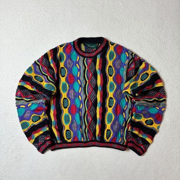 툰드라 00's 캐나다 3D 케이블 크롭 니트 PN7749