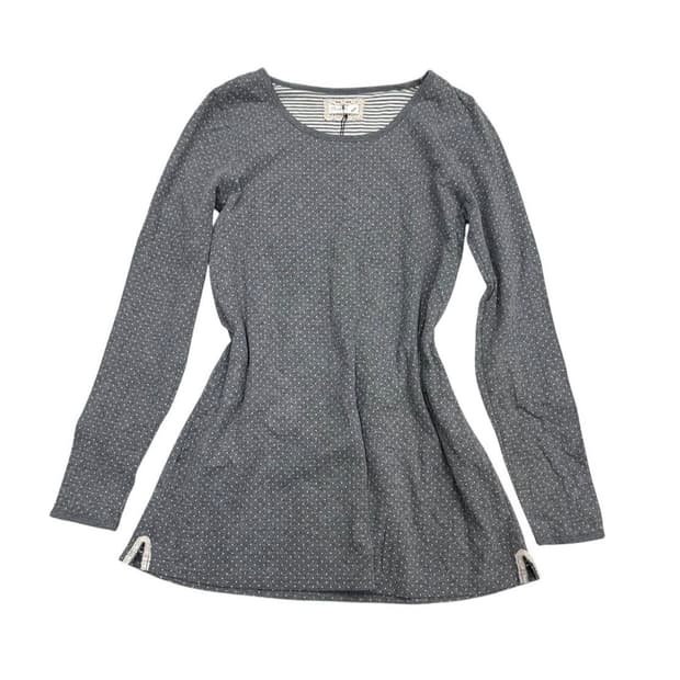 빈티지 도트 롱슬리브 