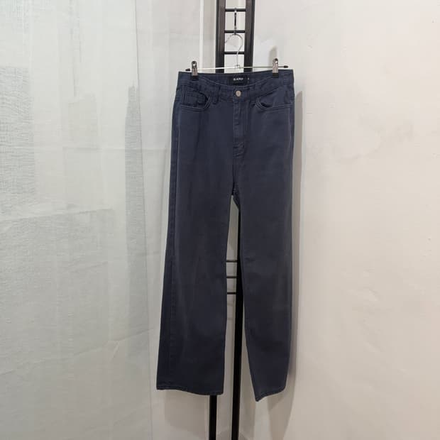 (M)블랙업 피그먼트스타일 코튼팬츠 면바지 4195
