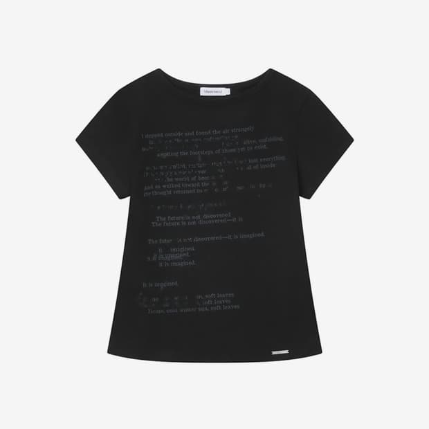 미세키서울 반팔 Blur quote short sleeve