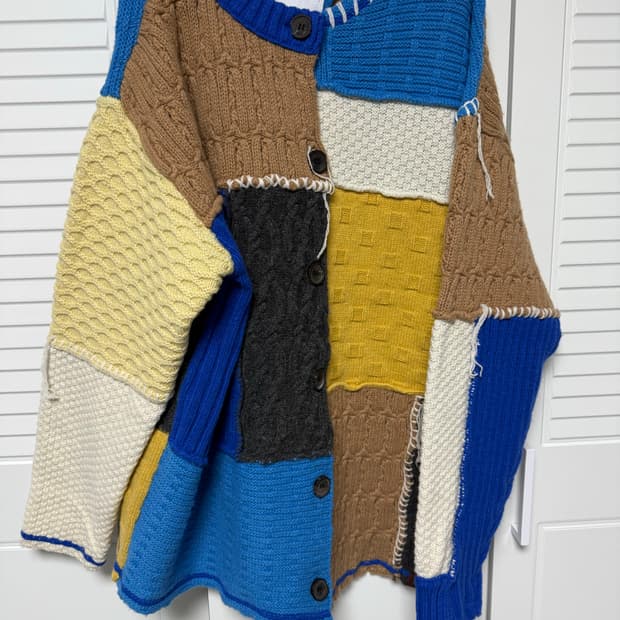 자라 아더에러 패치워크 니트