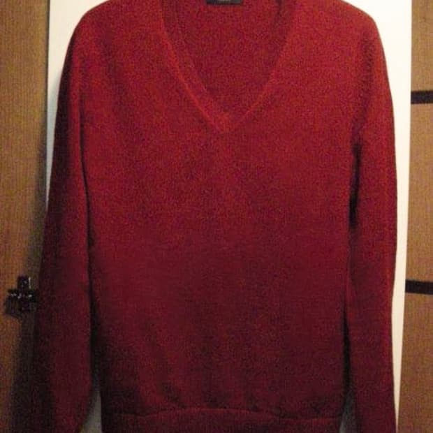 크리스마스 레드 로로피아나 캐시미어