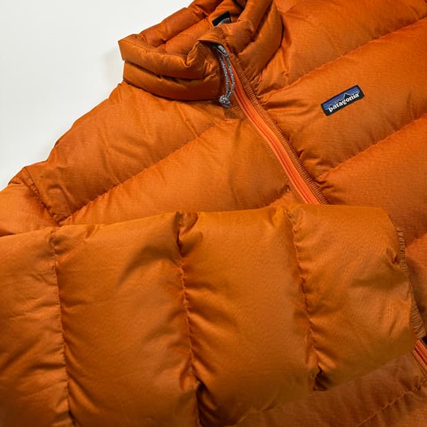 파타고니아 패커블 패딩 다운 오렌지 L