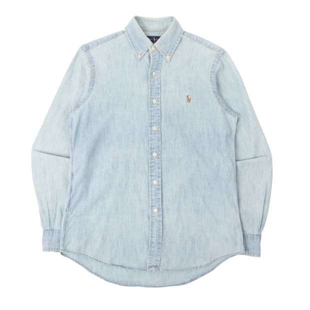 폴로 랄프로렌 데님 샴브레이 멀티포니 셔츠