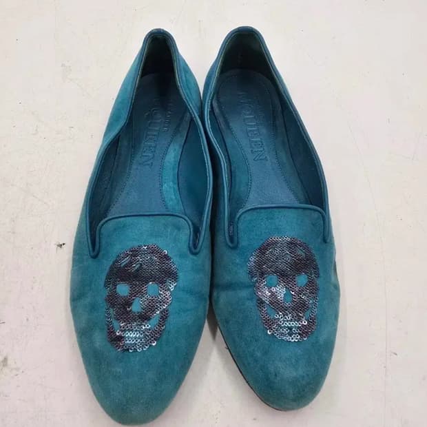 정품 알렉산더 맥퀸 스컬 로퍼 36 (230~235)