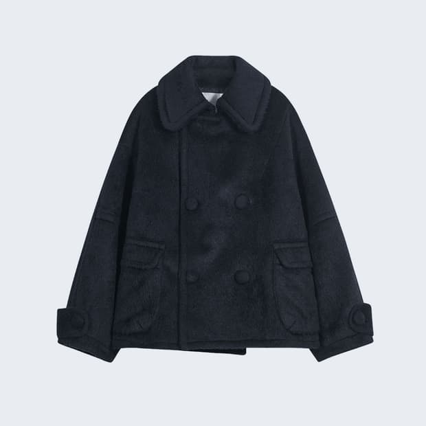 타입서비스 하프 코트 네이비