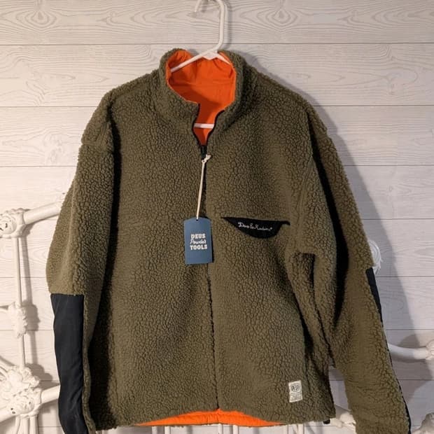 데우스 엑스 마키나 미리터리 올리브/만다린 재킷