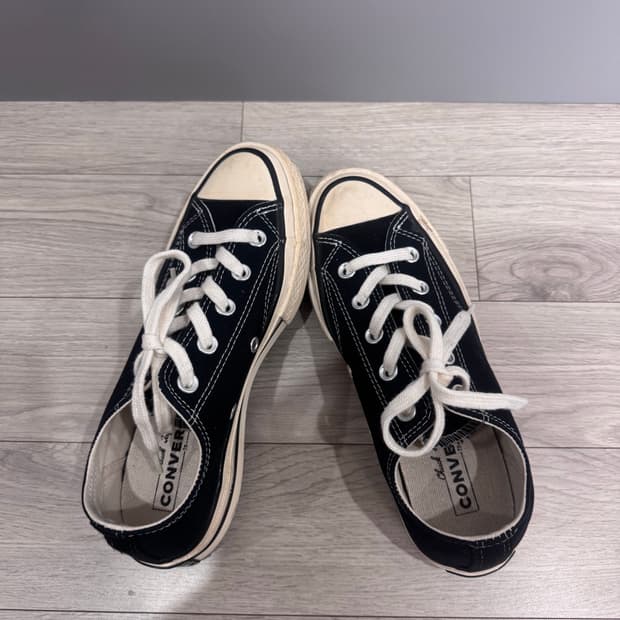 컨버스 척 70 클래식 블랙 로우