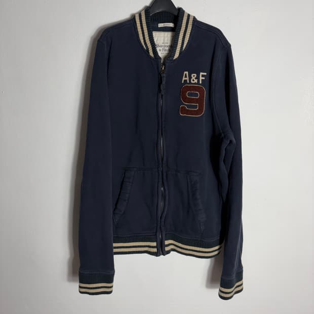 Abercrombie & Fitch 네이비블루 바티시 재킷(2XL)