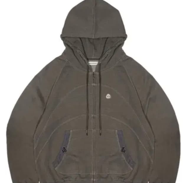 스마트어반유즈풀 코이세이오 스트링포켓후드집업 카키