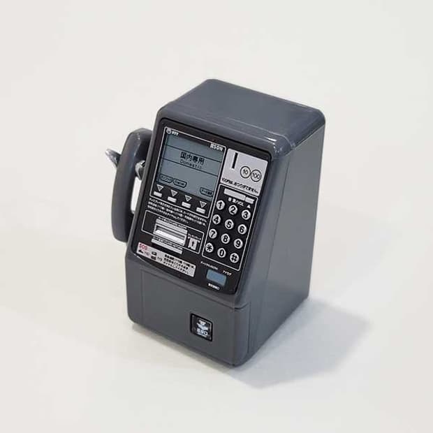 타카라토미 일본 공중전화 가챠 DMC-7 전화기 미니어처