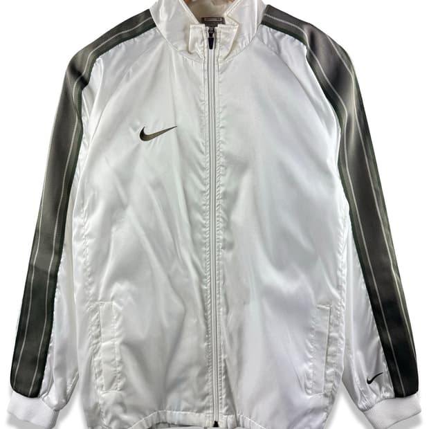 나이키 화이트 카키 바람막이2438