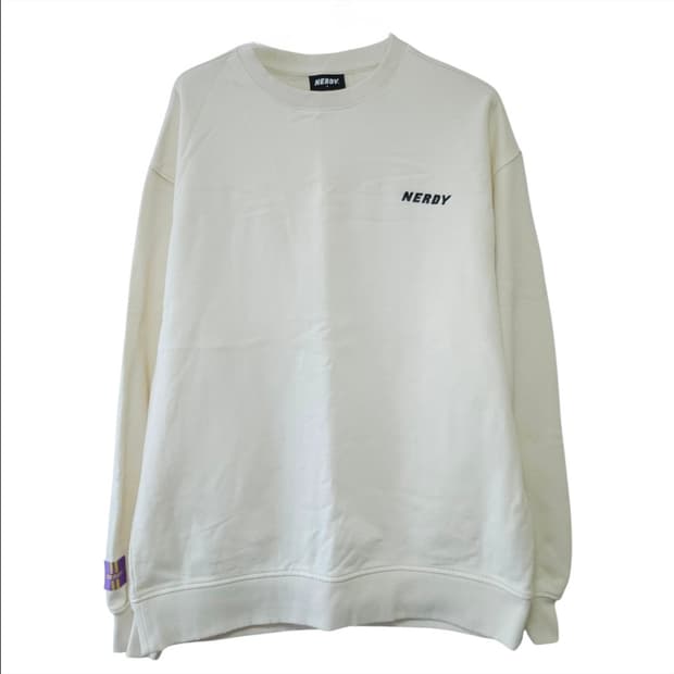 널디 맨투맨티셔츠 105-110 XL 남여 아이보리